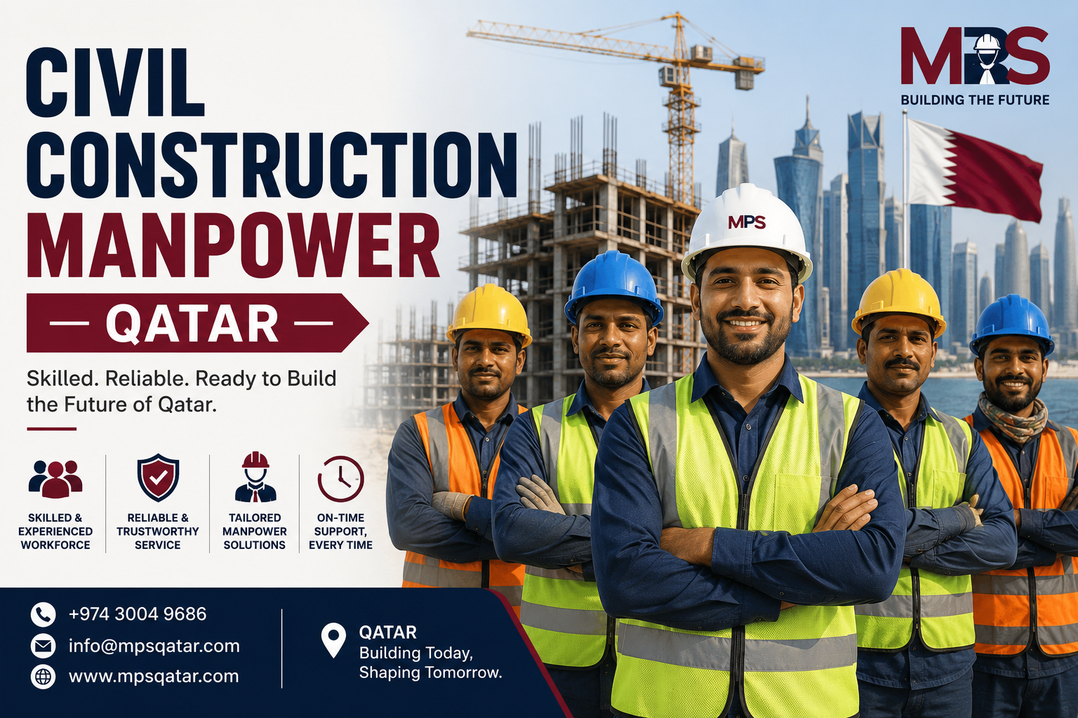 Civil Construction Manpower Qatar