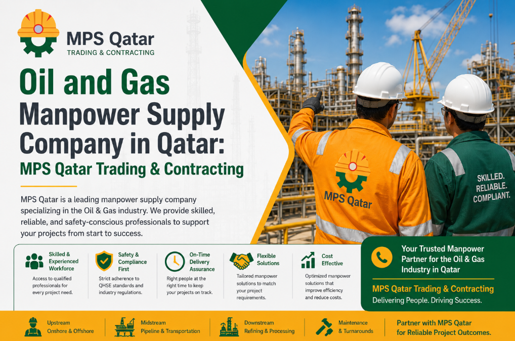 Oil and Gas Manpower Supply Company in Qatar: MPS Qatar Trading & Contracting
