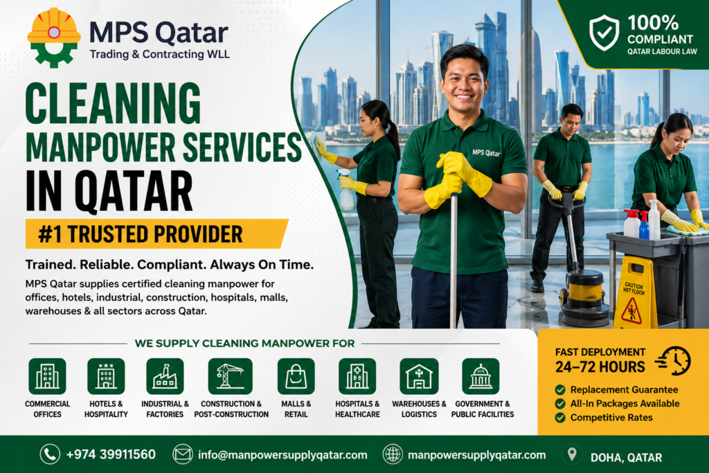 Cleaning Manpower Services Qatar