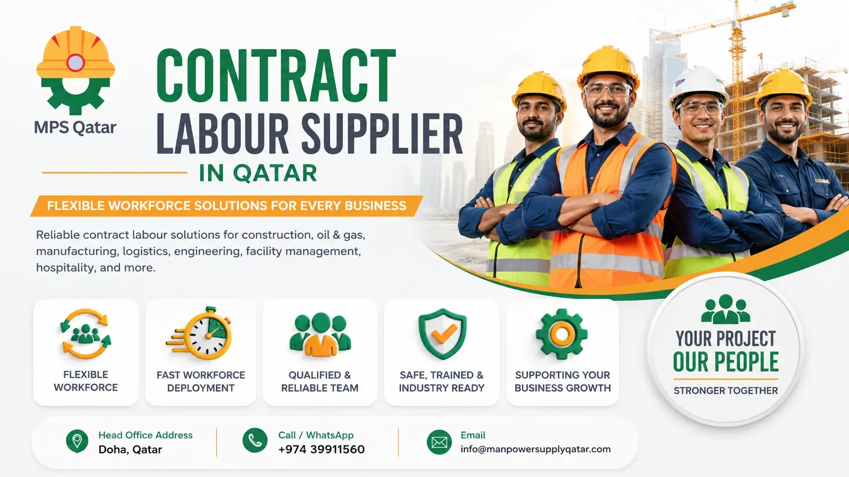Contract Labour Supplier: Professional Contract Workforce Solutions for Businesses in Qatar