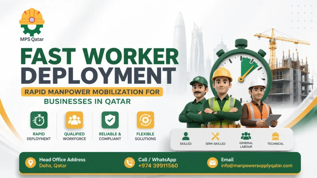 Fast Worker Deployment: Rapid Manpower Mobilization for Businesses in Qatar