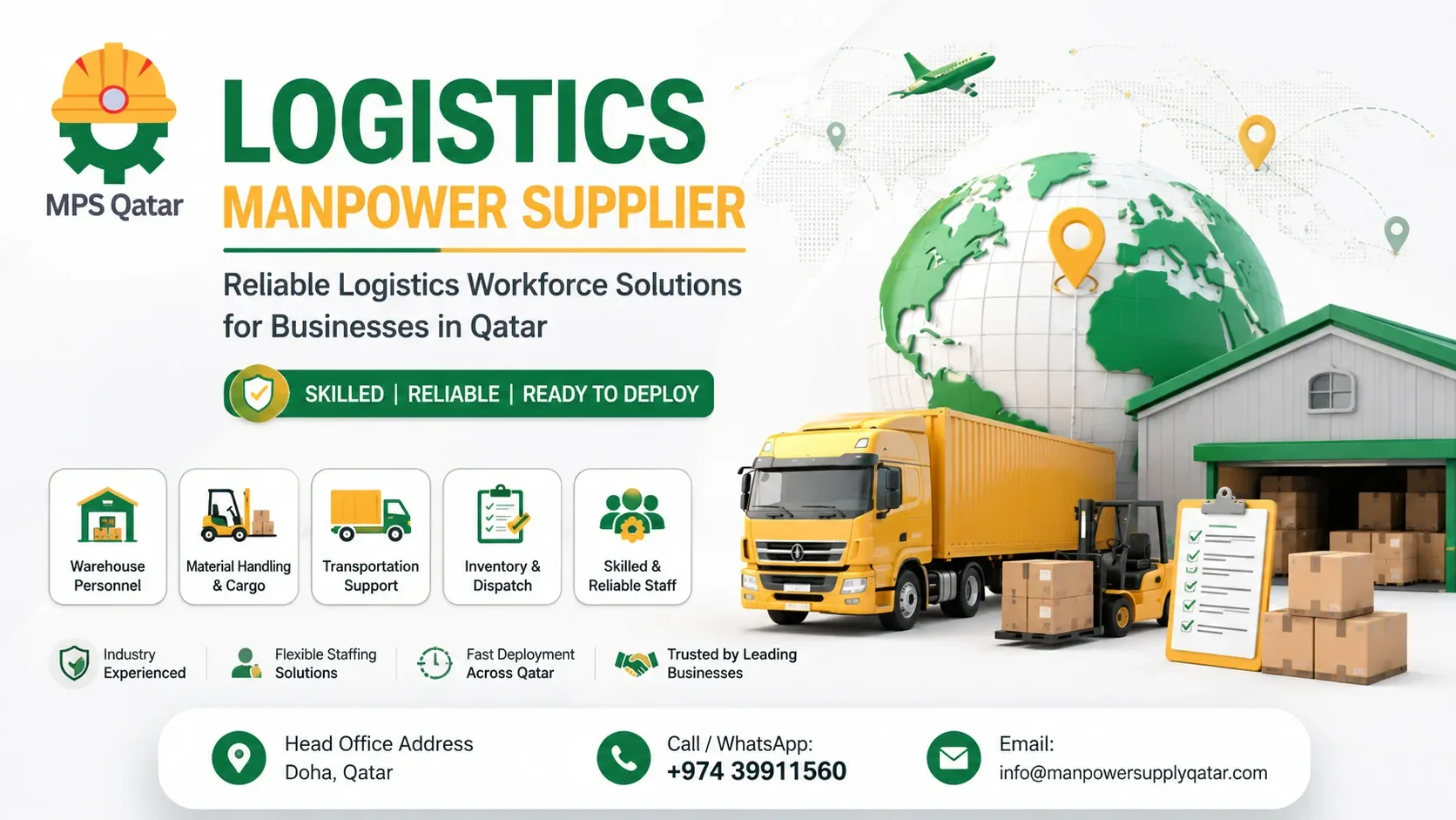 Logistics Manpower Supplier: Reliable Logistics Workforce Solutions for Businesses in Qatar