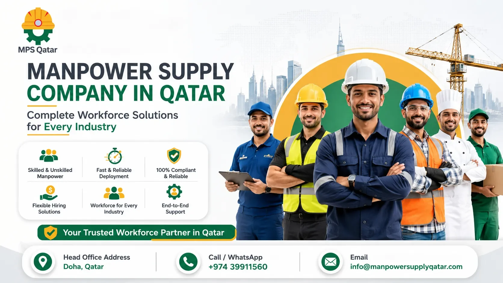 Manpower Supply Company in Qatar: Complete Workforce Solutions for Every Industry