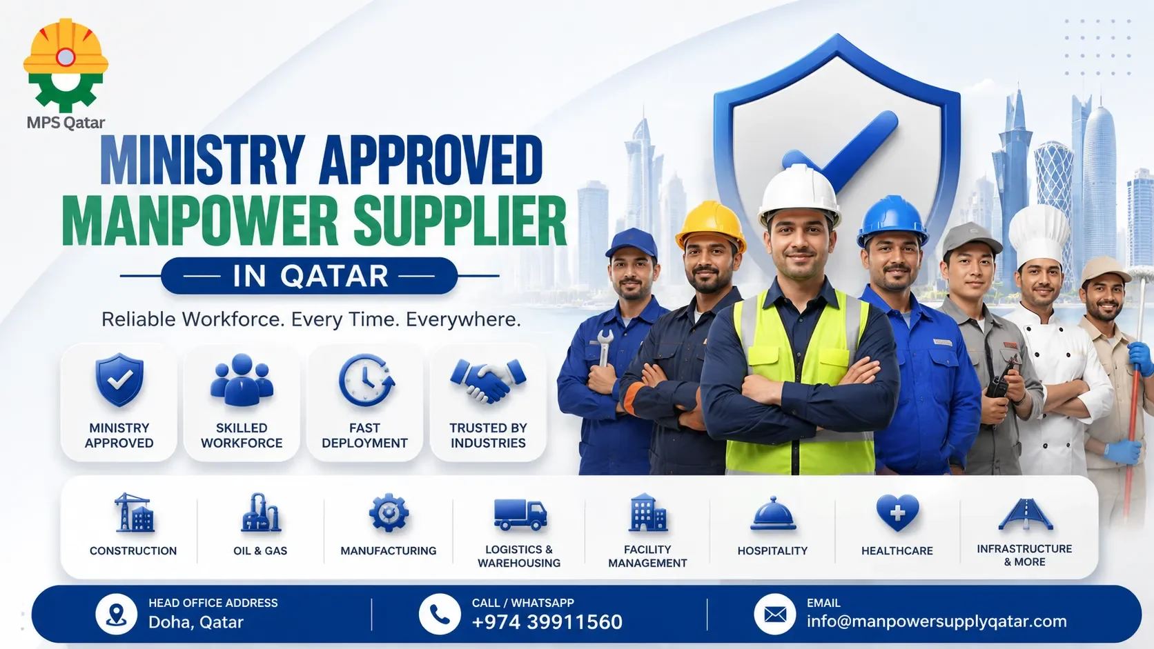 Ministry Approved Manpower Supplier in Qatar | Trusted Workforce Solutions | MPS Qatar