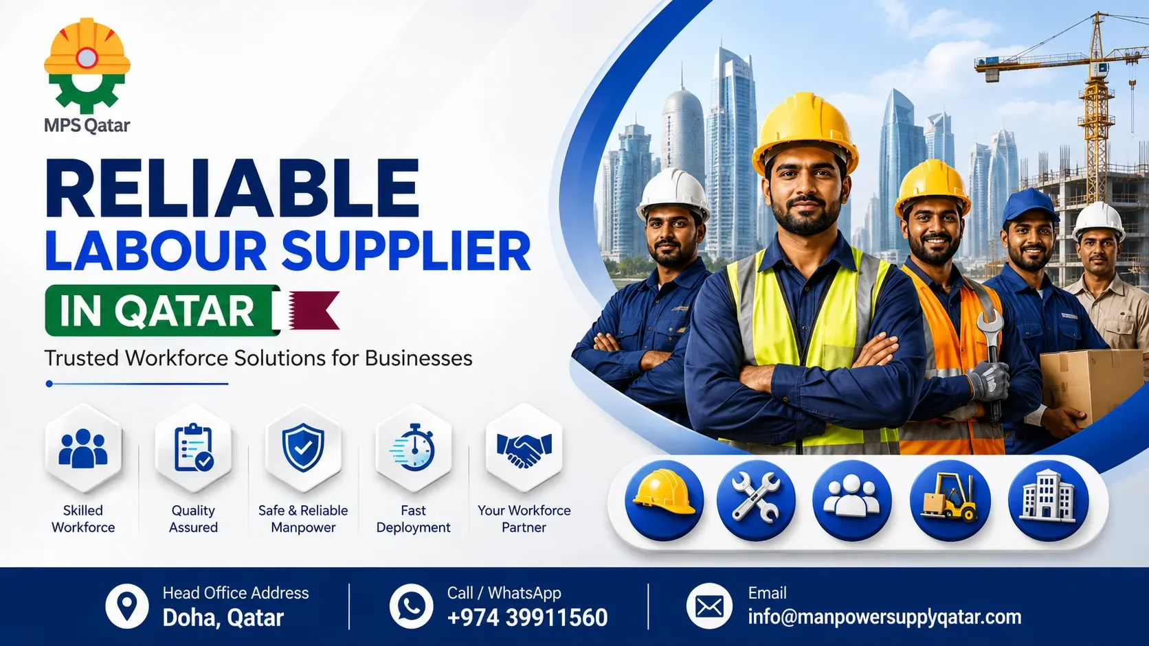 Reliable Labour Supplier: Trusted Workforce Solutions for Businesses in Qatar
