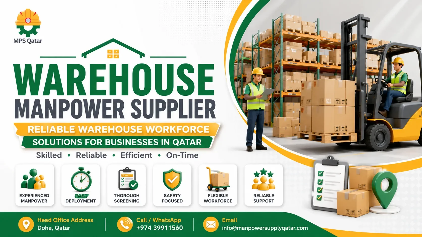Warehouse Manpower Supplier: Reliable Warehouse Workforce Solutions for Businesses in Qatar