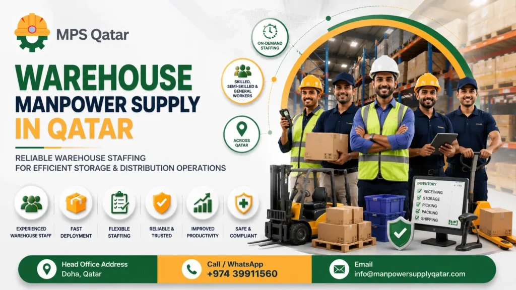 Warehouse Manpower Supply in Qatar: Reliable Warehouse Staffing Solutions for Efficient Storage & Distribution Operations