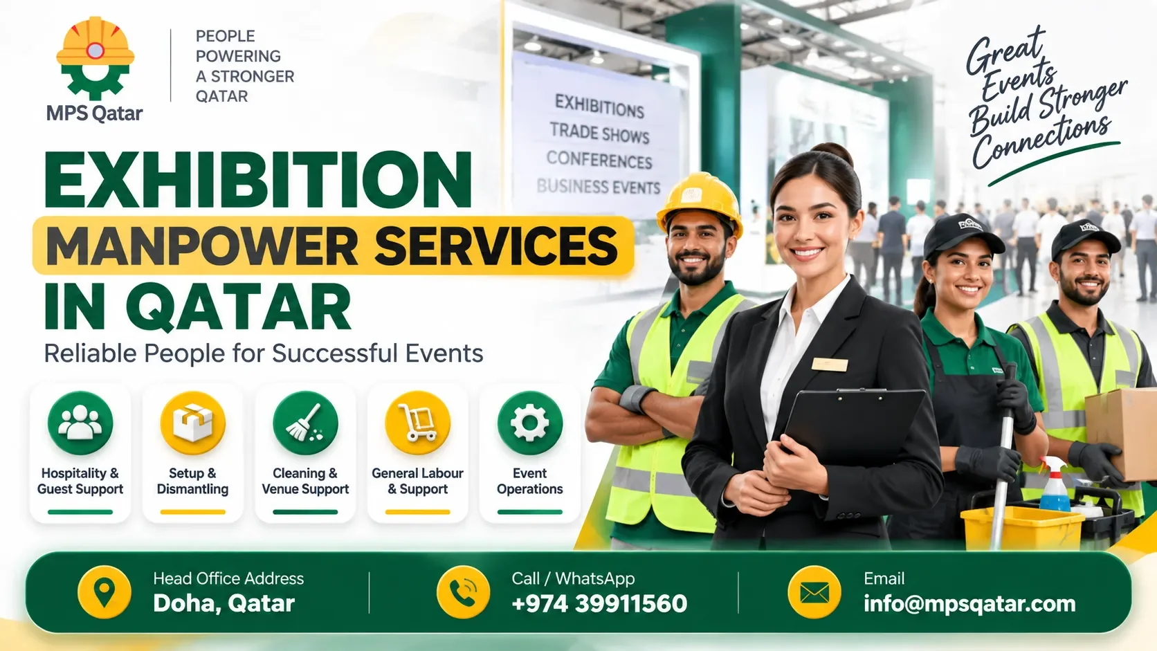 Exhibition Manpower Services in Qatar for Successful Business Events