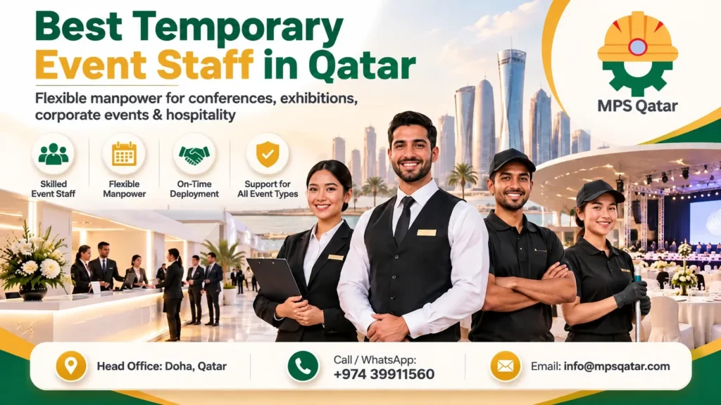 Best Temporary Event Staff in Qatar for Companies and Events