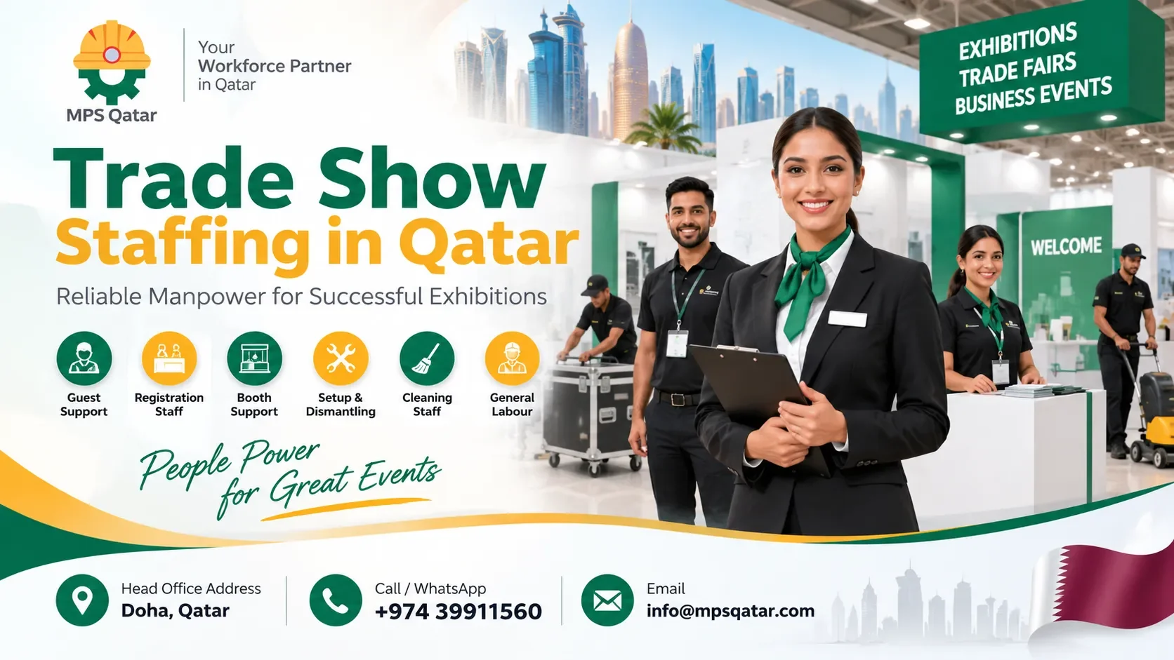 Best Trade Show Staffing in Qatar: Complete Guide for Businesses